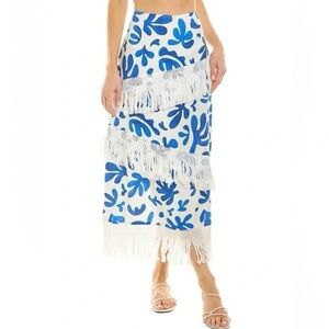 Weworewhat long skirt. Good condition just have to iron it :) worn once